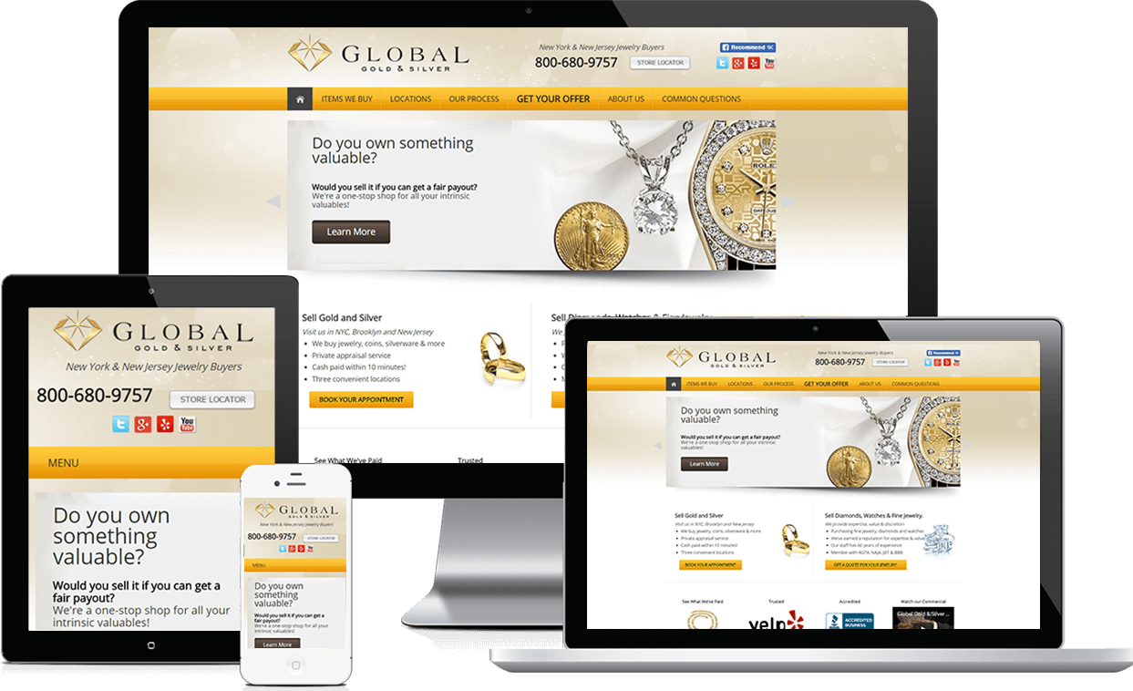 Global Gold and Silver Responsive