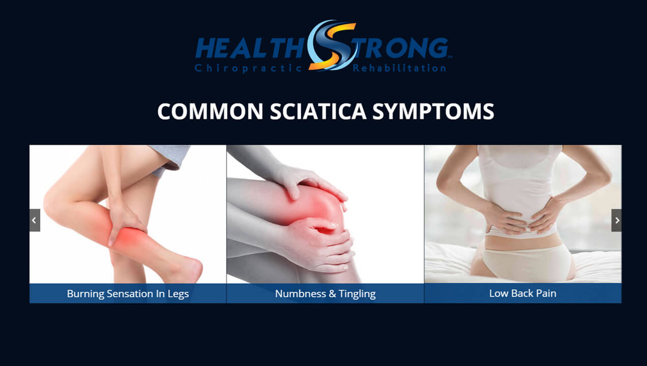 HealthStrong Chiropractic Common Sciatica Symptoms