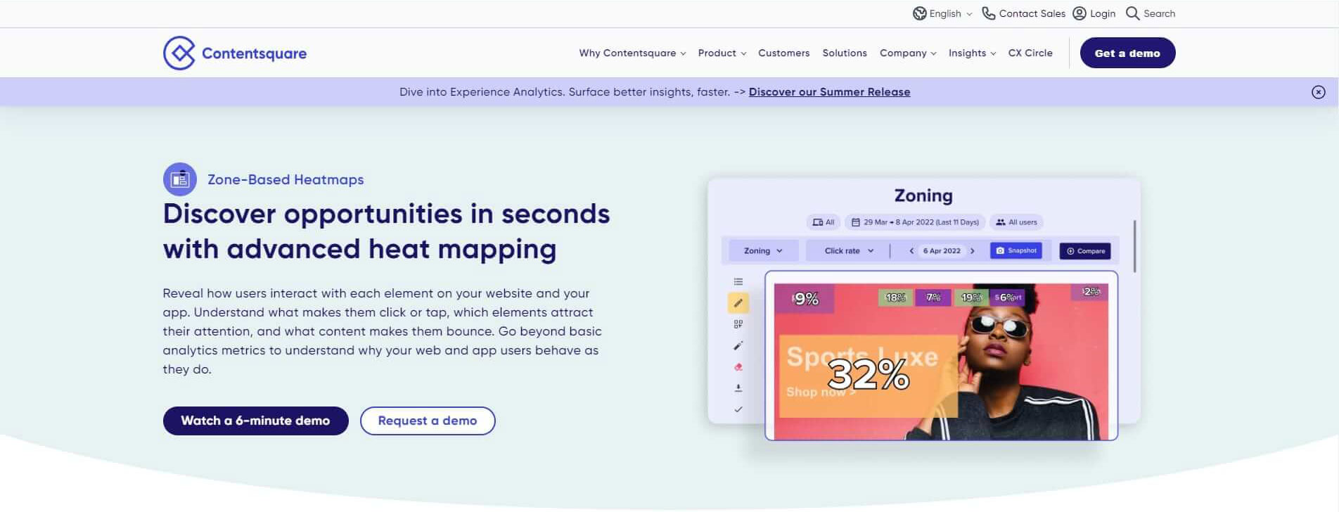 Contentsquare Zone-Based Heatmaps