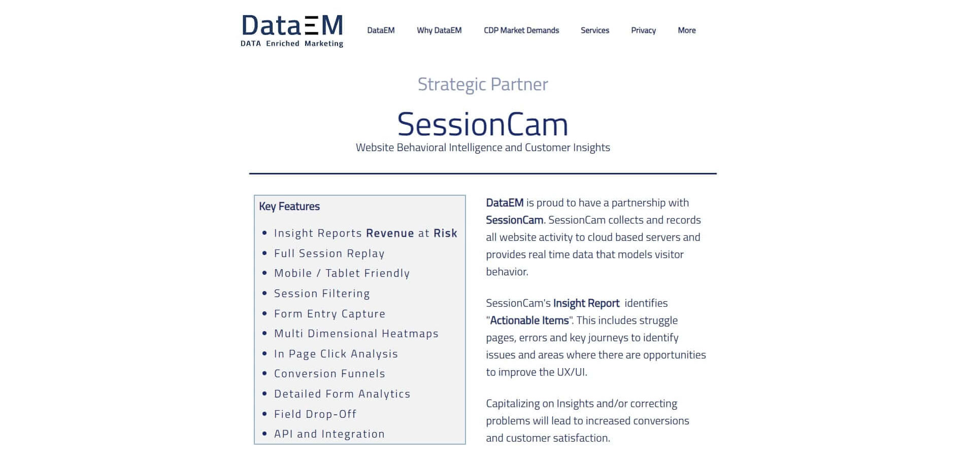 DataEM SessionCam