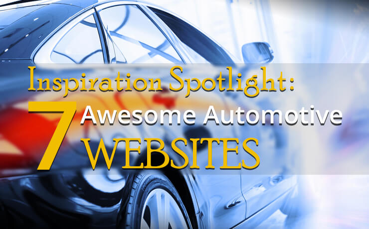 Inspiration Spotlight: 7 Awesome Automotive Websites