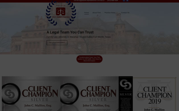 John C. Mallios & Associates, a legal service PPC/SEO background