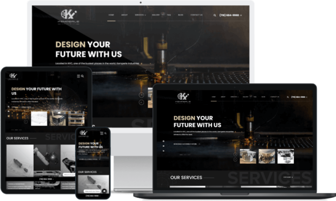 Web Design and Development Services for a Digital Design Company