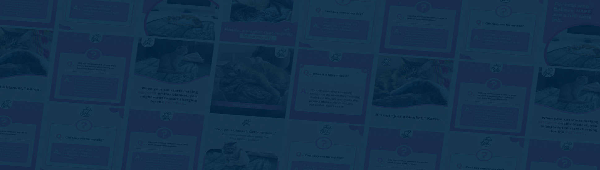 Kitty Biscuit Company, Social Media banner