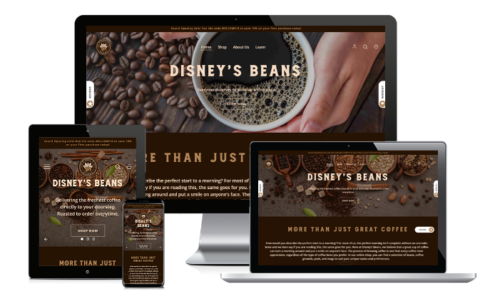 Disney’s Beans website