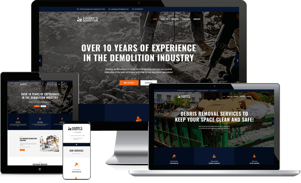 Harry’s Demolition website