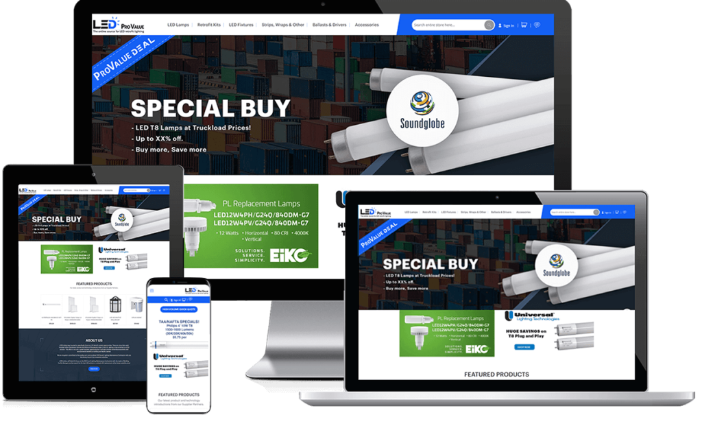 LED Pro Value website
