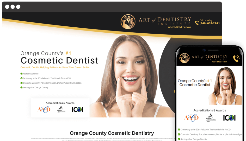 Art of Dentistry website