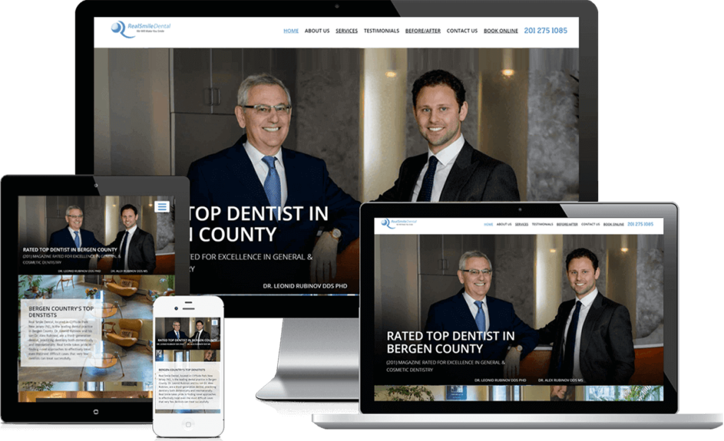 Real Smile Dental website