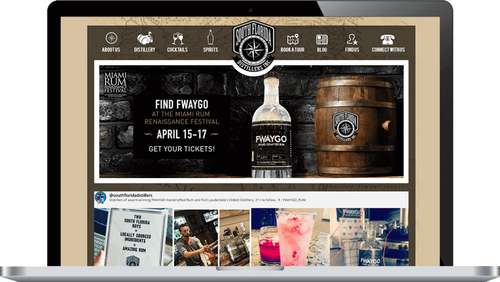 South Florida Distillers website