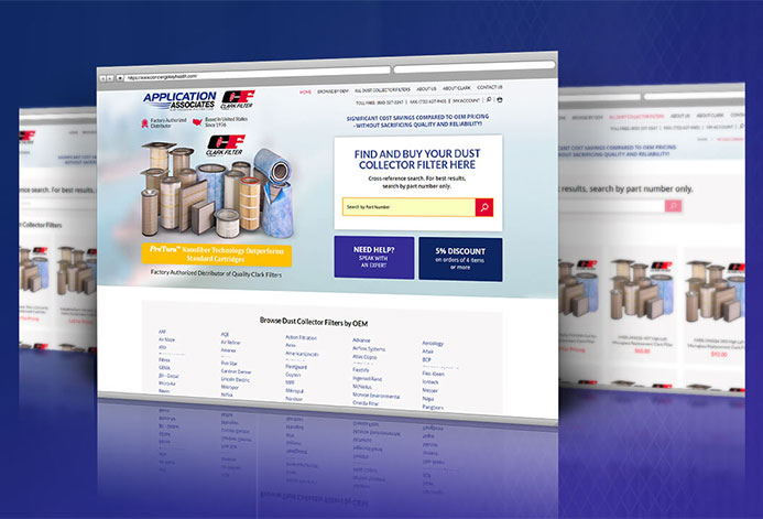 Clark Filters Direct Magento Website