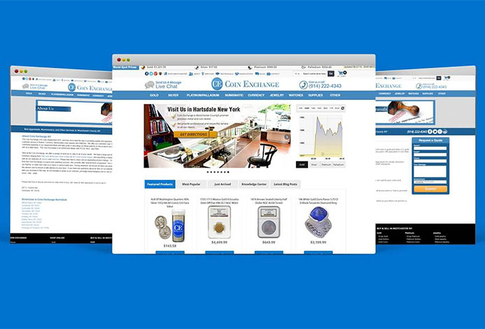 Coin Exchange NY Magento Website