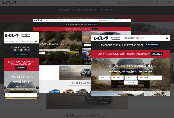 Manahawkin Kia automotive graphic