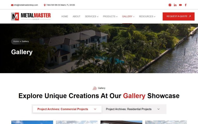 Metal Master Shop: Project gallery