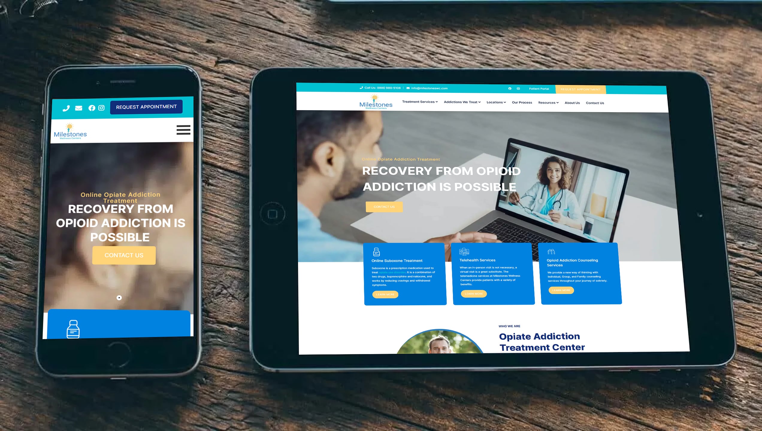 Milestones Wellness Center SEO, PPC Healthcare Case Study