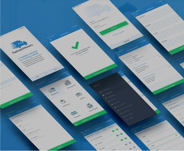 Mobile UX Design Fastrack Movers