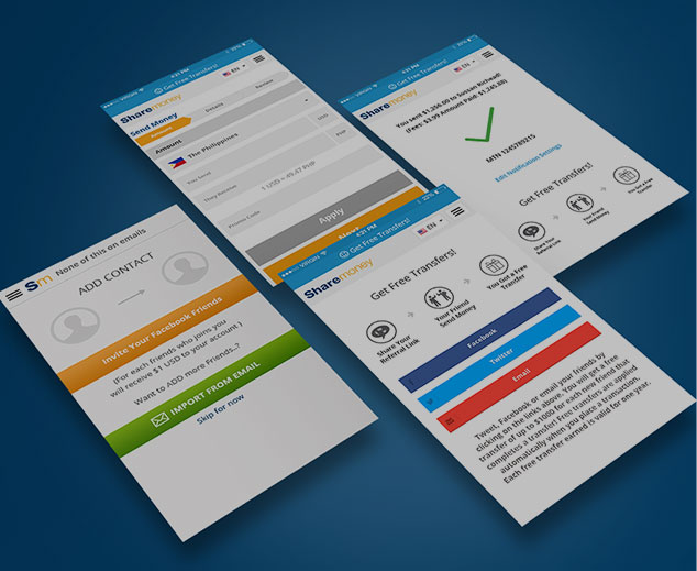 Mobile UX Designs Sharemoney