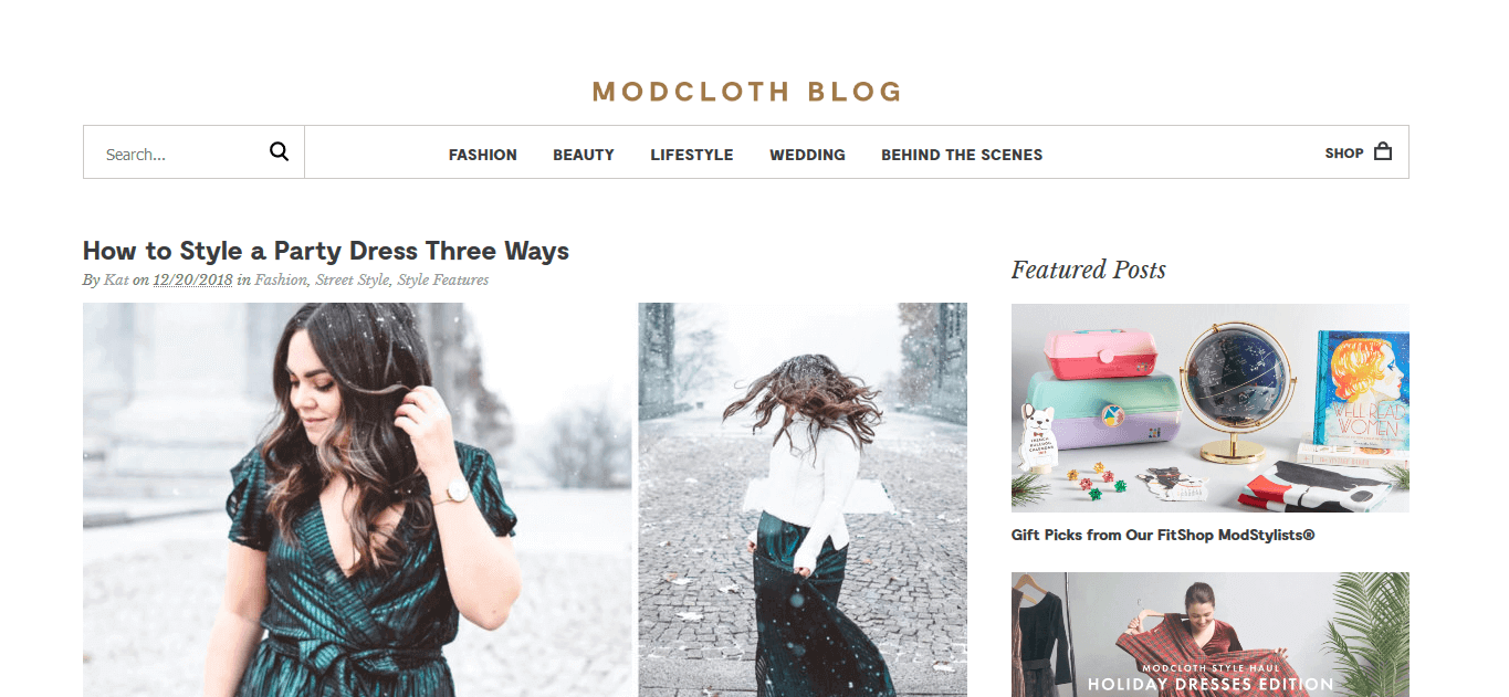 Mod cloth blog