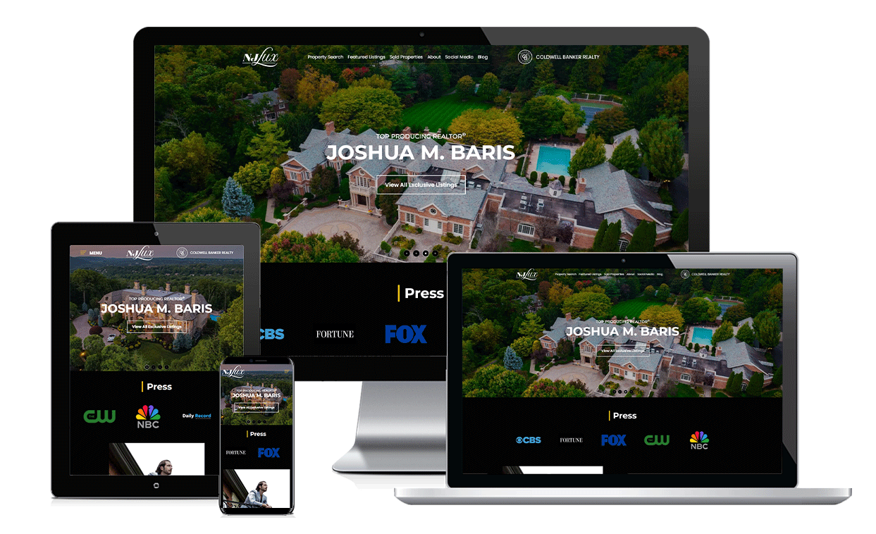 NJLux Redesigns Their Website for a Modern and Sleek Look
