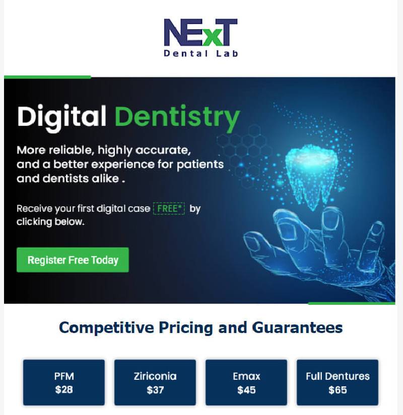 Next Dental Lab Medical Equipment Campaign