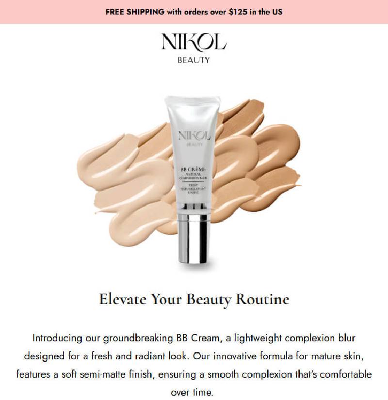 Nikol Beauty Beauty & Cosmetics Campaign