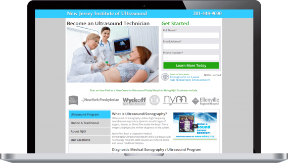 NJ Institute of Ultrasound PPC Marketing Paid Search