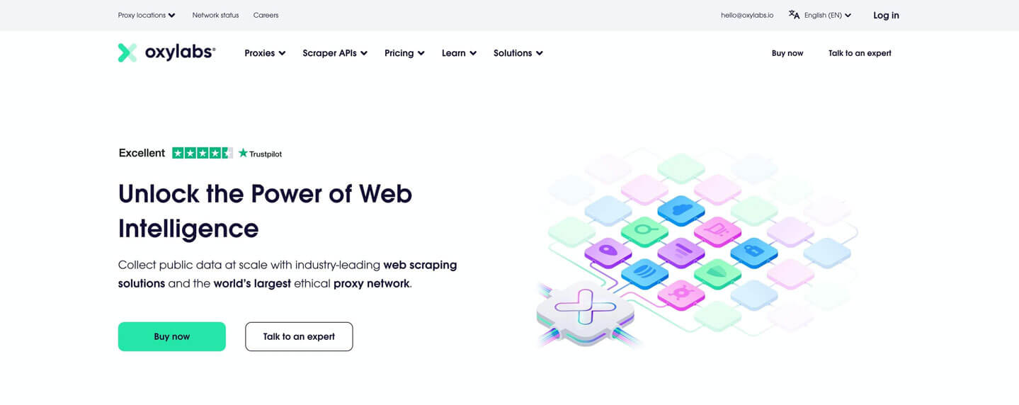 Oxylabs - Best Proxy IP Pool