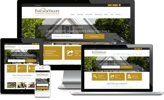 Pascack Valley Home Services Web Design Home Services