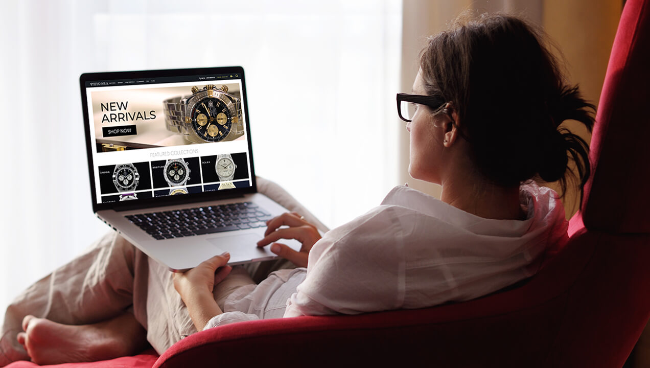 Phigora website on a laptop