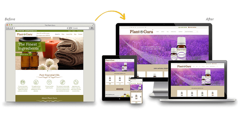 Plant Guru: B2C Website Redesign