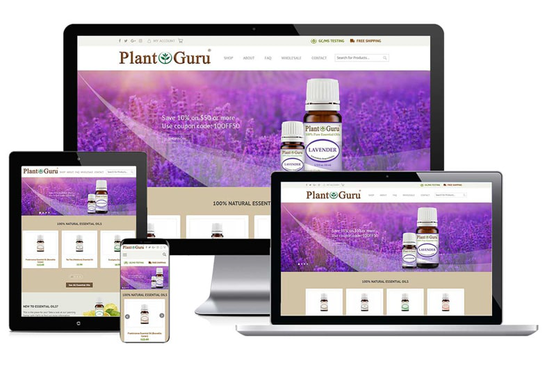 Plant Guru: Retail eCommerce Website Design