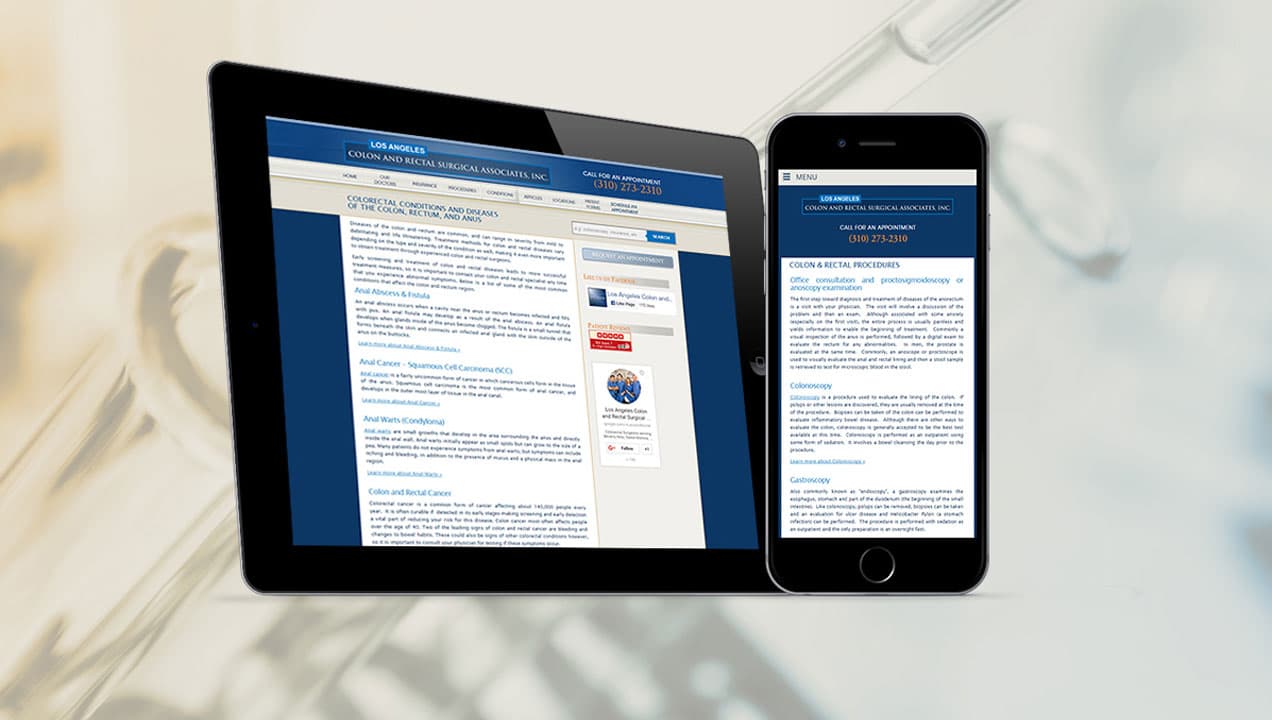 PPC Medical & HealthCare: Los Angeles Colon and Rectal Surgical Associates Inc Procedures