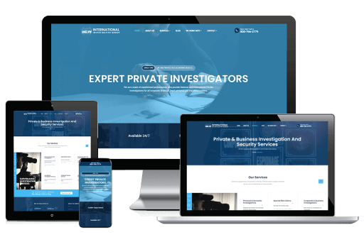 International Investigators Web Design Custom Website