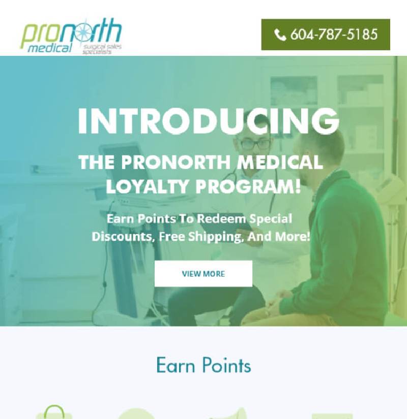 ProNorth Medical Medical Equipment Campaign