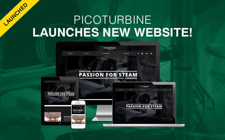 STEM Company PicoTurbine Launches Brand New Website!