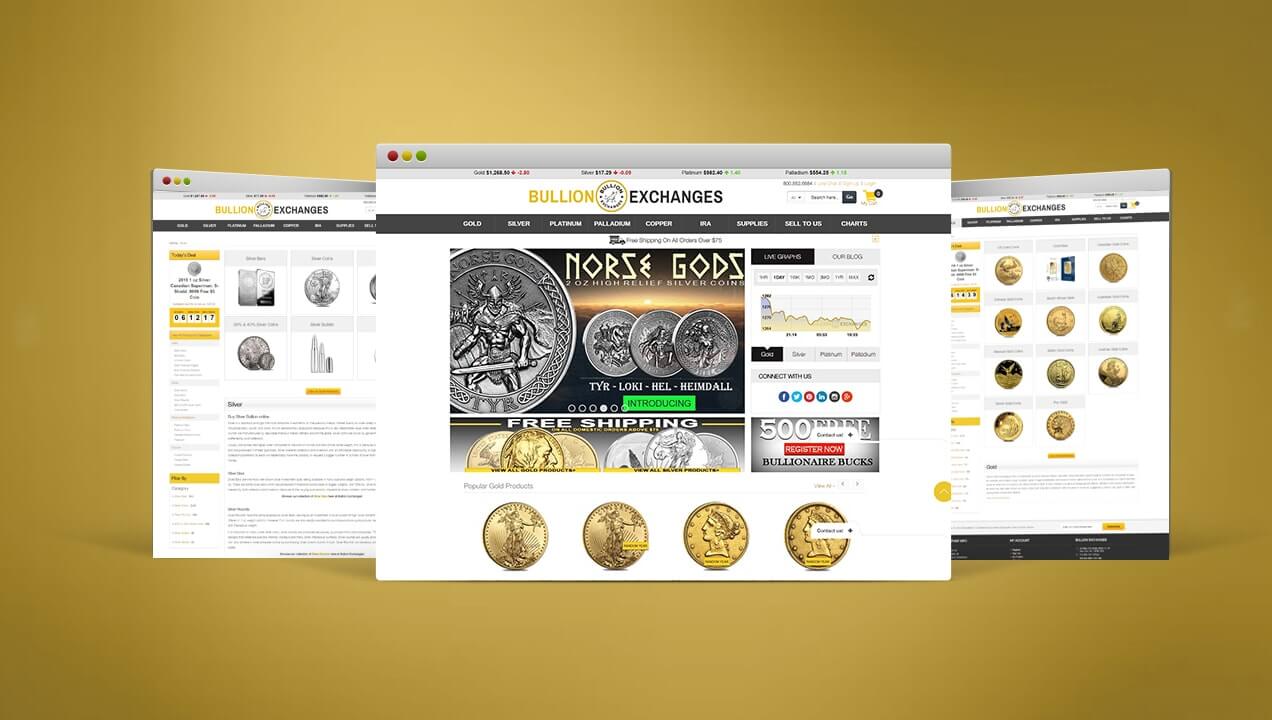 Bullion Exchanges, Coin & Gold Dealer Marketing &  Design