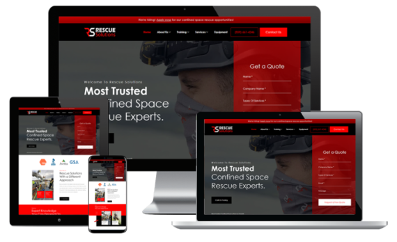 Rescue Solutions LLC Web Design Small Business