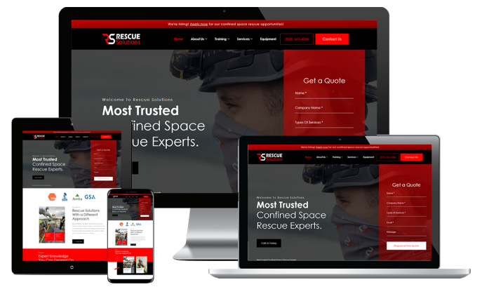 Website Redesign & SEO for a Safety and Rescue Training Company