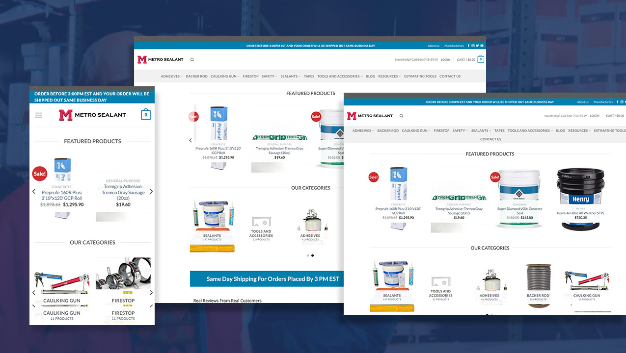 Retail work, Metro Sealant Graphic1