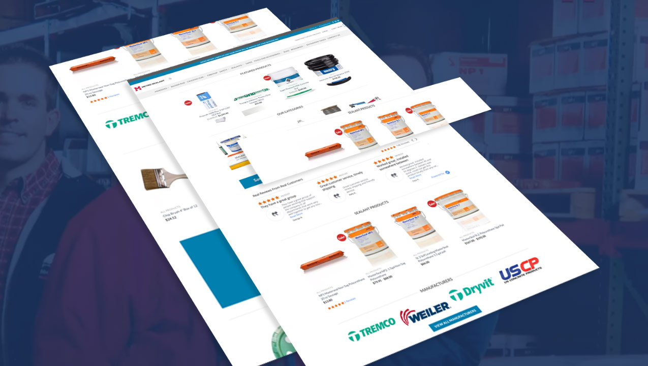 Retail work, Metro Sealant Graphic2