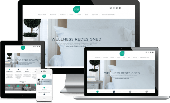 Robin Wilson Home Web Design Custom Website