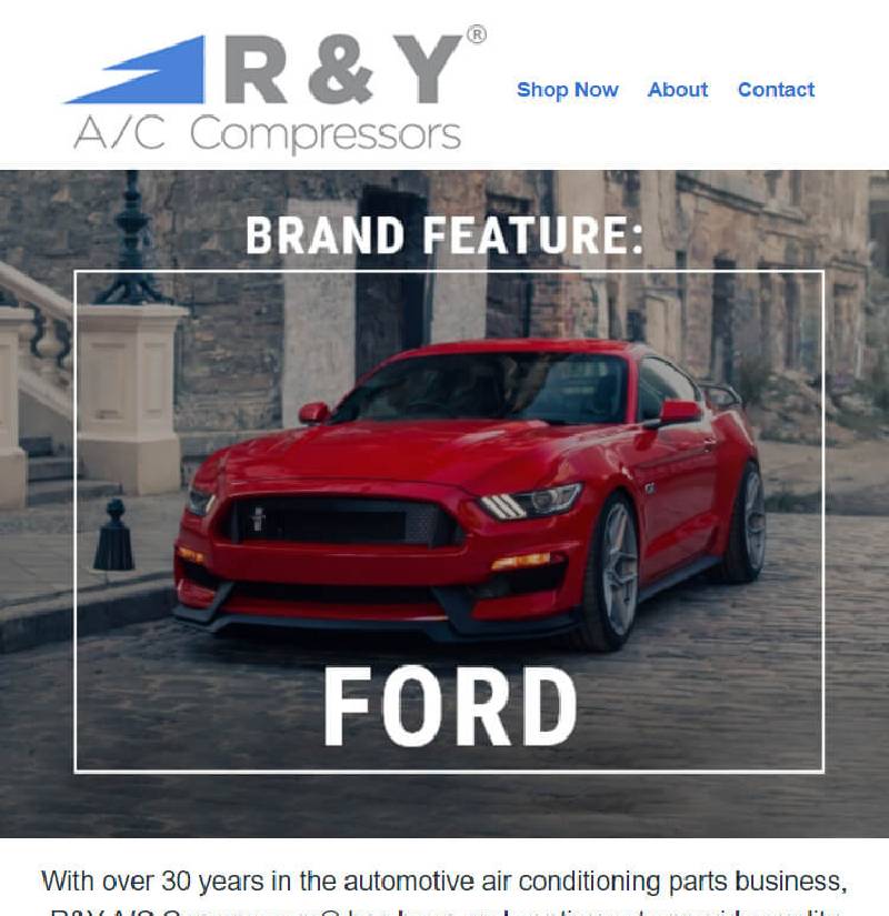 RY Compressors Automotive Campaign