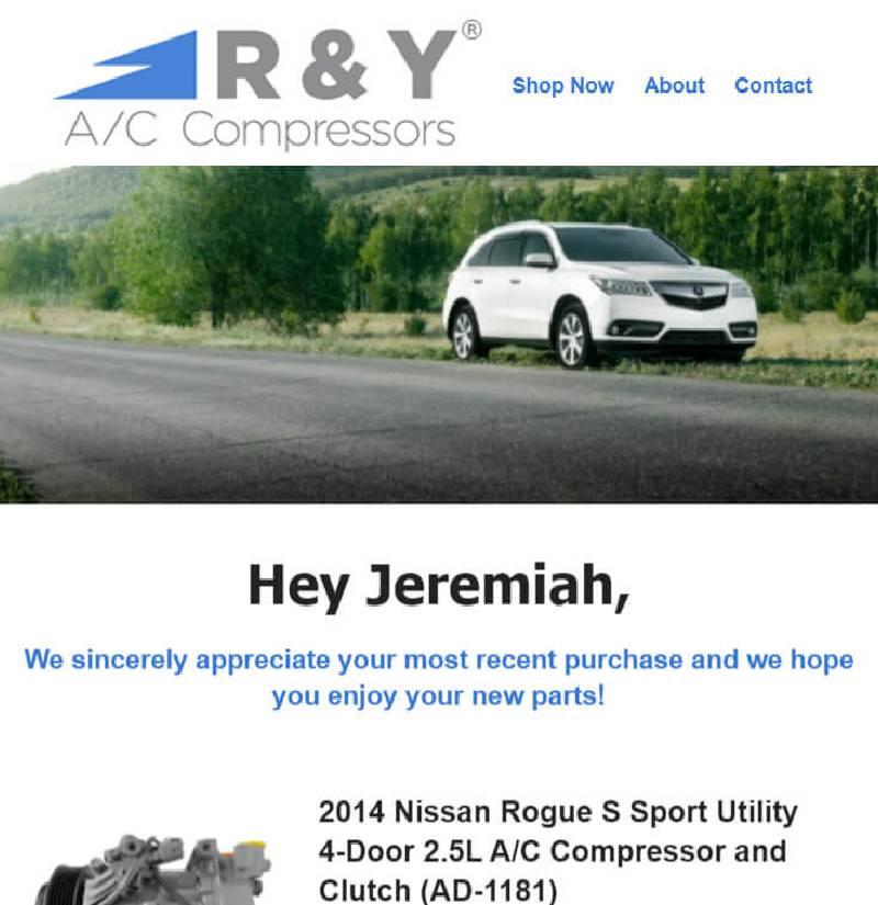 RY Compressors Automotive Flow