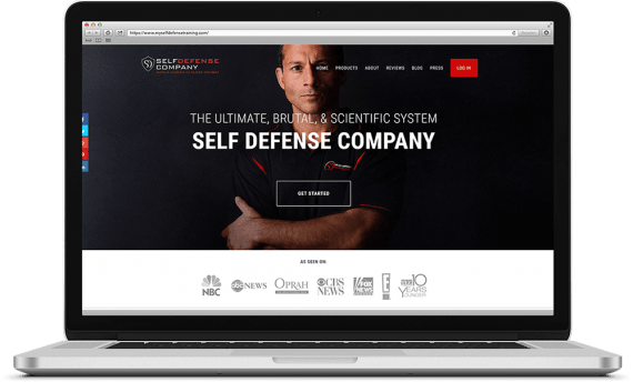 Self Defense Company Web Design Small Business