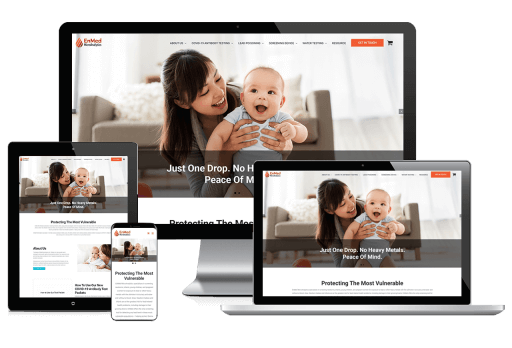 EnMed MicroAnalytics Web Design Custom Website