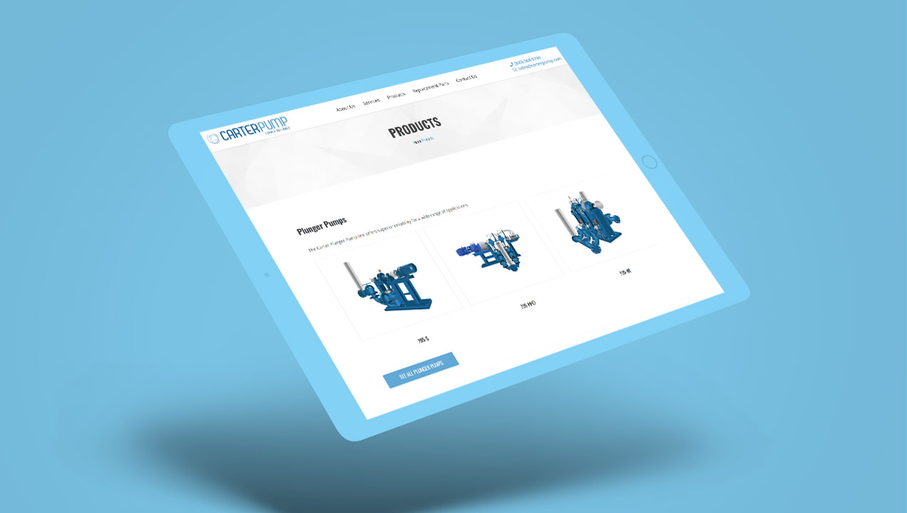 SEO & PPC Business-to-Business: Carter Pumps Products