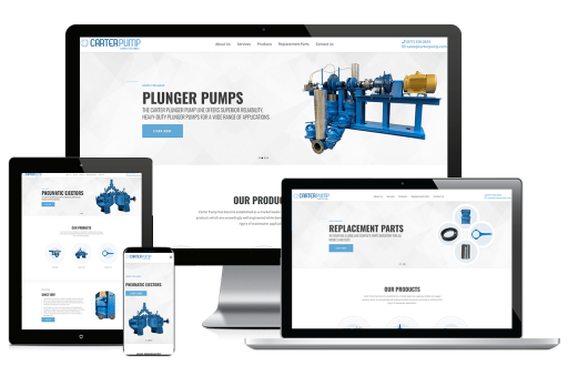 Carter Pump Web Design Business to Business