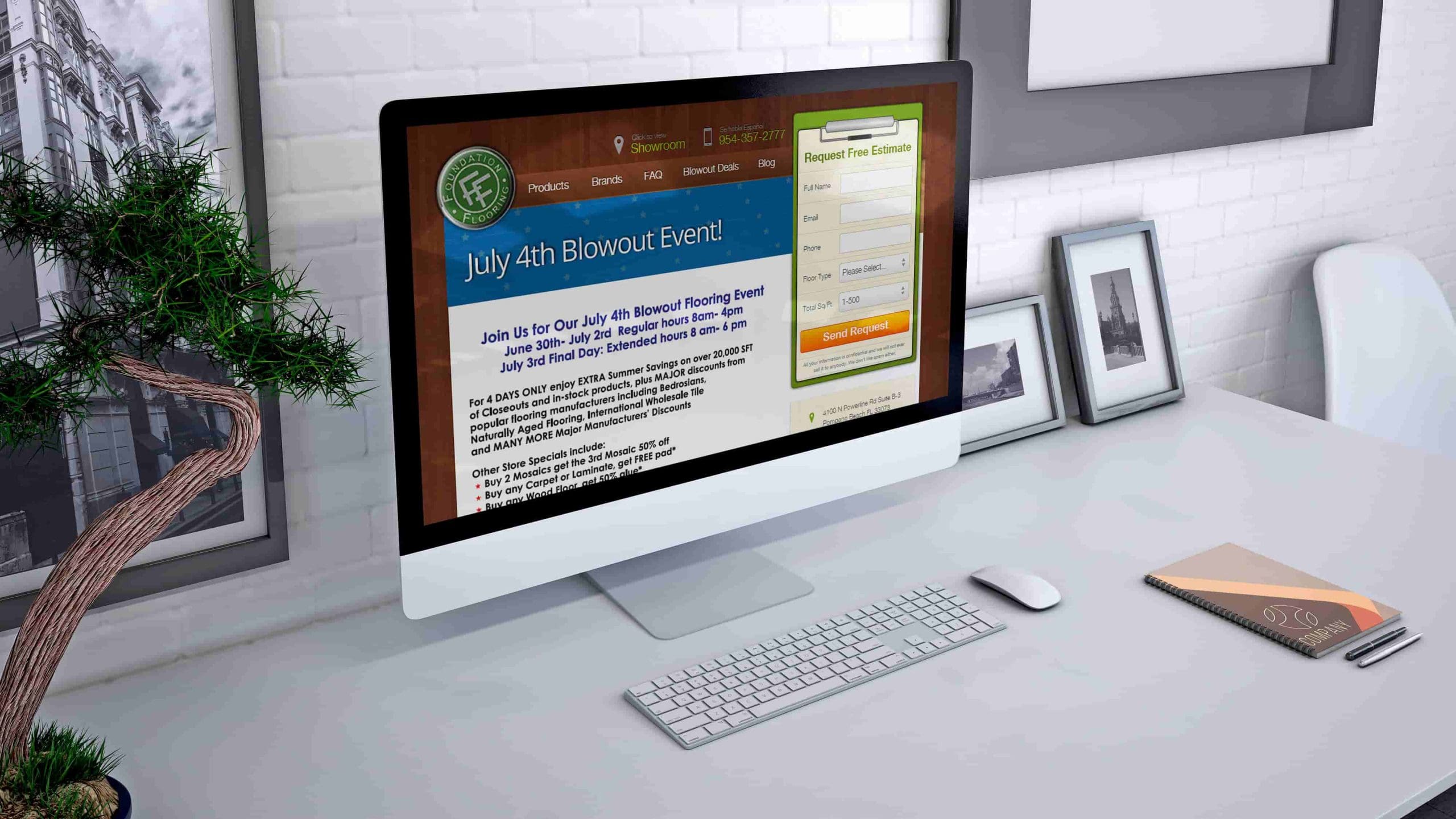 SEO & PPC Home Services: Foundation Floors- Request Free Estimate