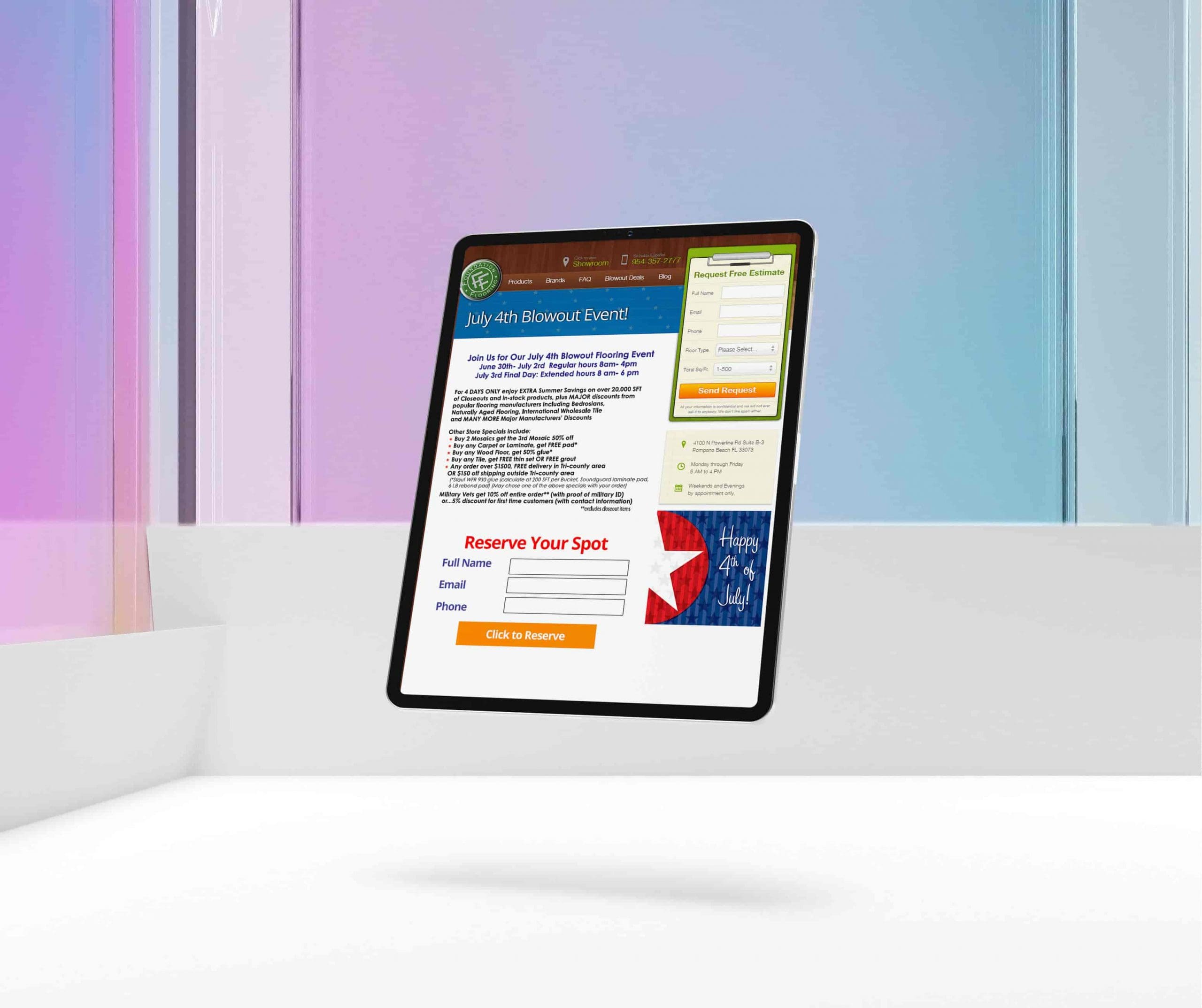 SEO & PPC Home Services: Foundation Floors- Reserve Your Spot