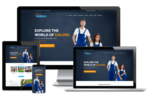 Sunbow Company Web Design Custom Website